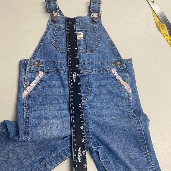 OSHKOSH B’GOSH Girl’s Overalls 18 Months Blue - Picture 9 of 12